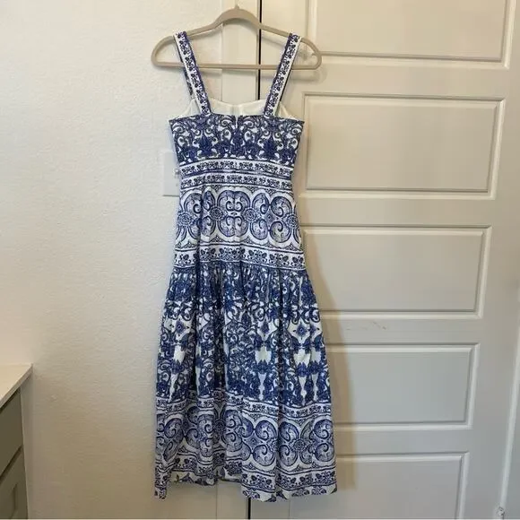 Antonio Melani Grecian Roman Tile Sun Dress